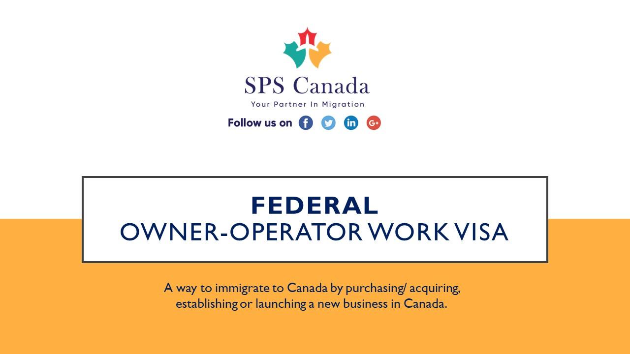 Owner-Operator Work Visa