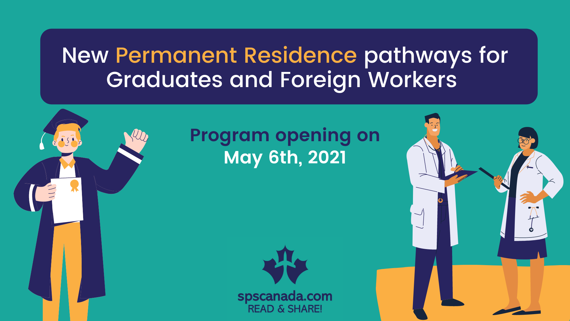 New Pathway to Permanent Residence for International Students and Foreign Workers, opening May 6th, 2021
