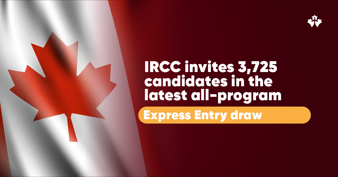 Express Entry draw, IRCC extended invitations to 3,725 candidates on 10th October