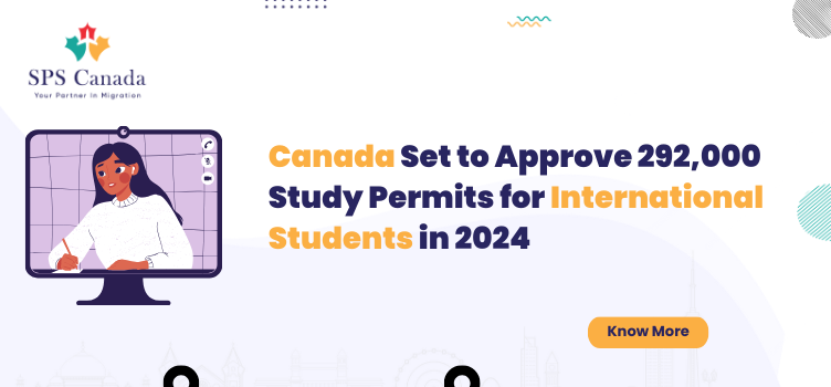 Canada sets 292,000 study permits for international students this Year!