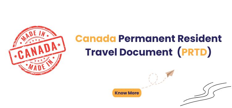 Apply for PRTD to travel back to the Canada.